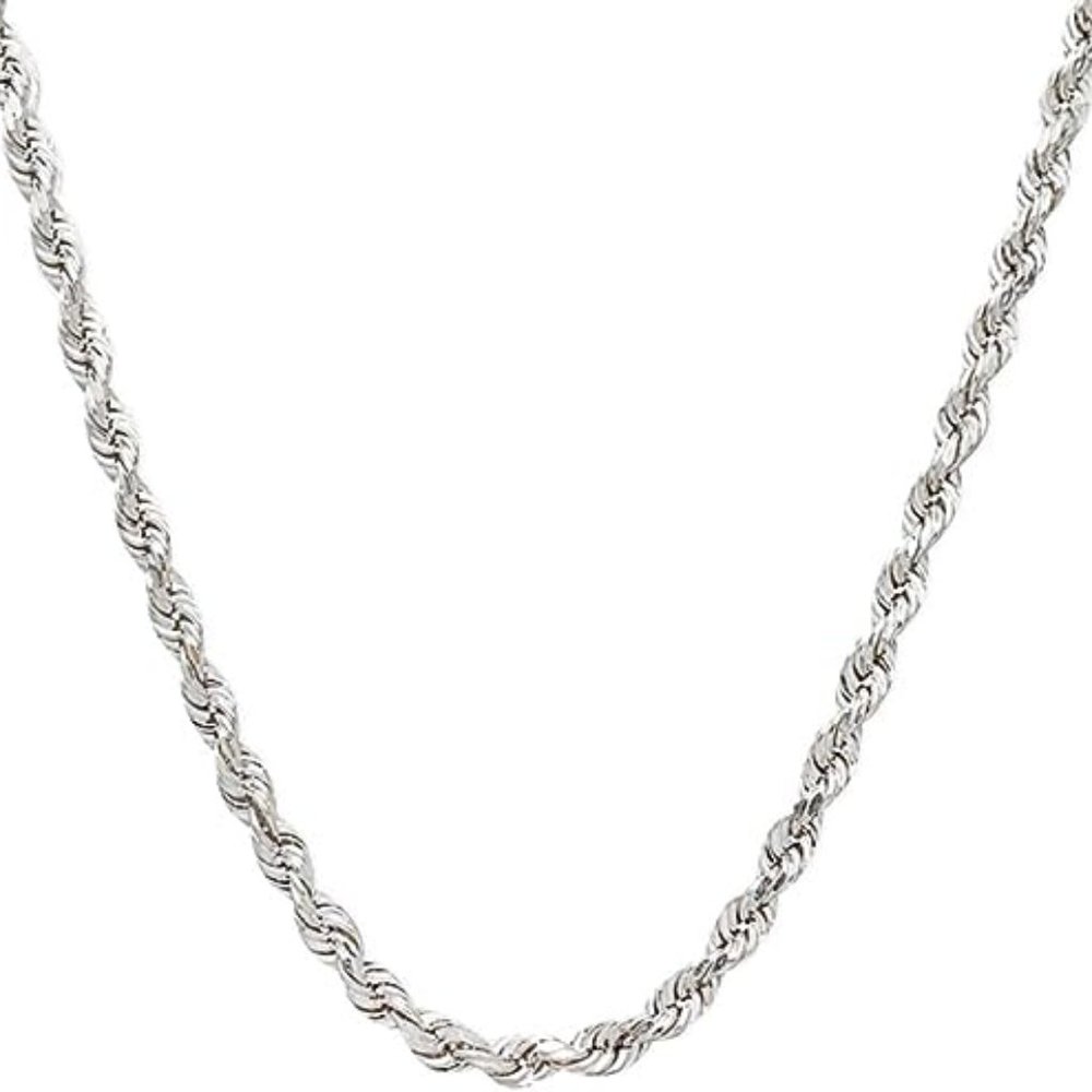 ORENTINI  4MM Rope Style Necklace Chain for Men and Woman, Boys and Girls